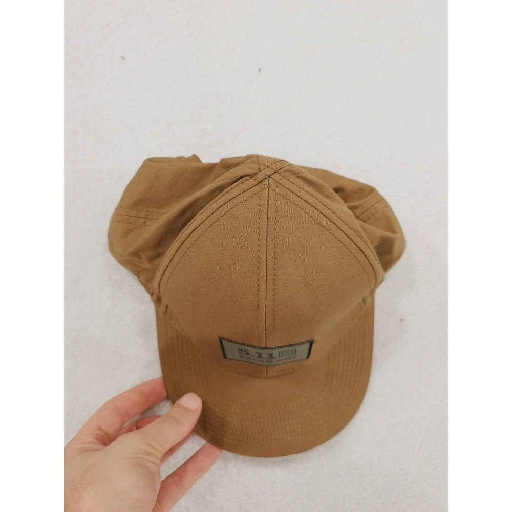 5.11 Tactical Hat Cap Mens Coyote Tan Snapback Always Be Ready Canvas Adjustable